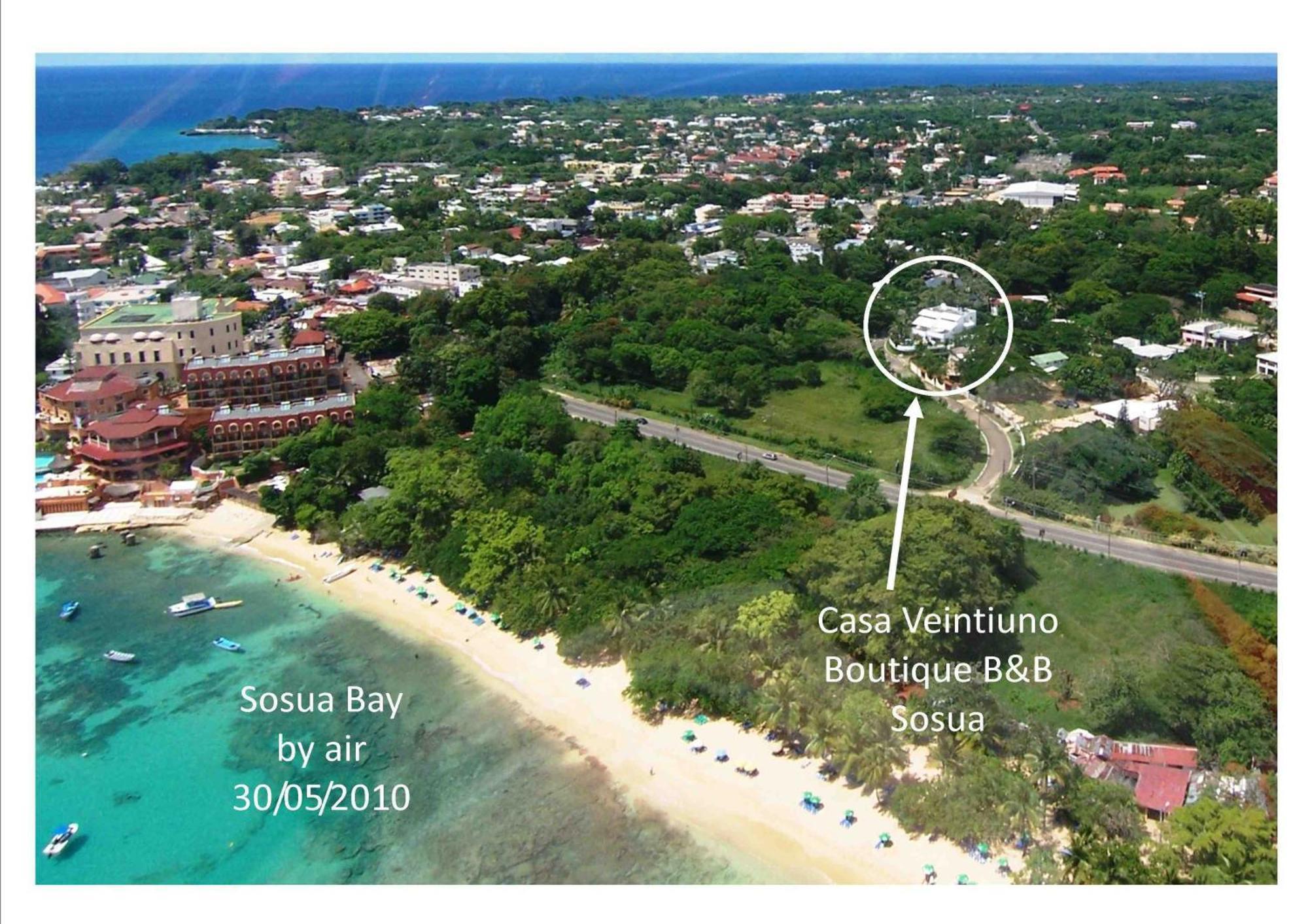 Casa Veintiuno Hotel Sosúa Kültér fotó